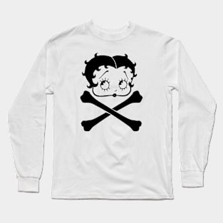 Betty Boop - Jolly Roger Long Sleeve T-Shirt